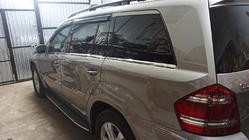 Mercedes GL class X164 2006-2012 Fensterunterkante Zierleisten Edelstahl (6 Stk) Foto 4
