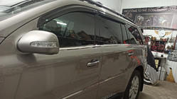 Mercedes GL class X164 2006-2012 Fensterunterkante Zierleisten Edelstahl (6 Stk) Foto 9