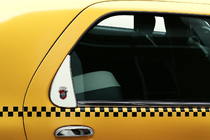 Fiat Albea 2002-2012 Chrom Dreiecksfenster Abdeckung (Edelstahl) Foto 2