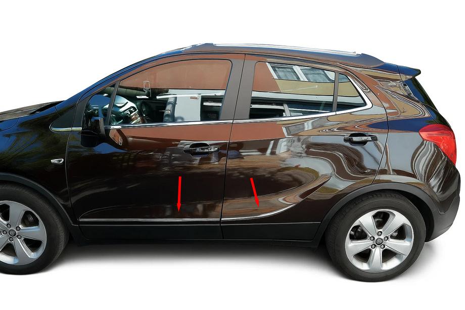 Opel Mokka 2012-2021 Türleisten Tit-designs Edelstahl Image