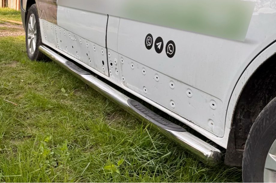 Opel Vivaro 2015-2019 Seitliche Rohre (2 Stk., Edelstahl) 70 mm, kurzer Radstand Foto 7