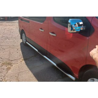 Seitliche Rohre (2 Stk., Edelstahl) Fiat Talento 2016- Foto 4