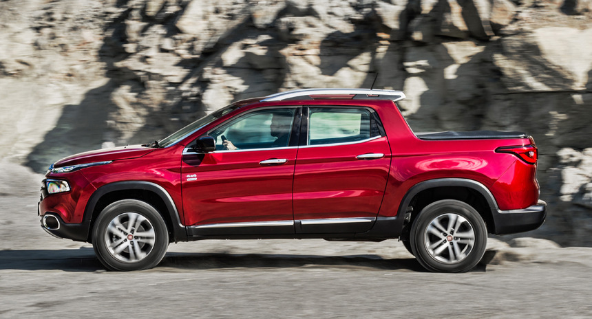 Übersicht der Pick-up Fiat Toro
