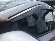 Skoda Rapid 2012-2019 Windabweiser mit Chromleiste SD (4 Stk, Niken) Foto 3