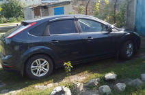 Ford Focus II 2005-2008 Windabweiser mit Chromleiste SD/HB (4 Stk, Niken) Foto 2