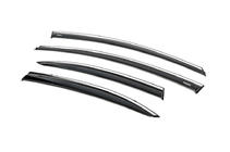 Honda Civic Sedan VIII 2006-2011 Windabweiser mit Chromleiste (4 Stk, Niken) Foto 3