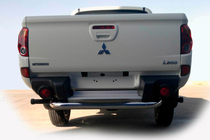 Mitsubishi L200 2006-2015 Heckschutz AK007 (Edelstahl) Foto 1