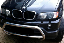 BMW X5 E53 1999–2006 Frontbügel WT015 (Edelstahl) Foto 1