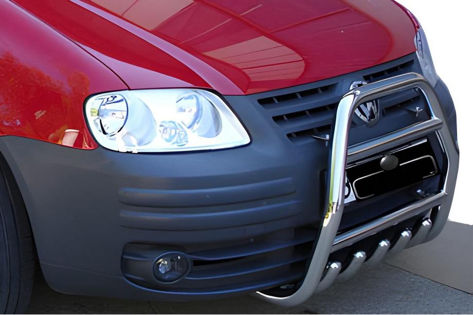 Volkswagen Caddy 2004-2010 Frontbügel QT007 (Edelstahl) Image