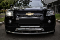 Chevrolet Captiva 2006-2019 Frontschutzbügel 3-fach (Edelstahl) Foto 1