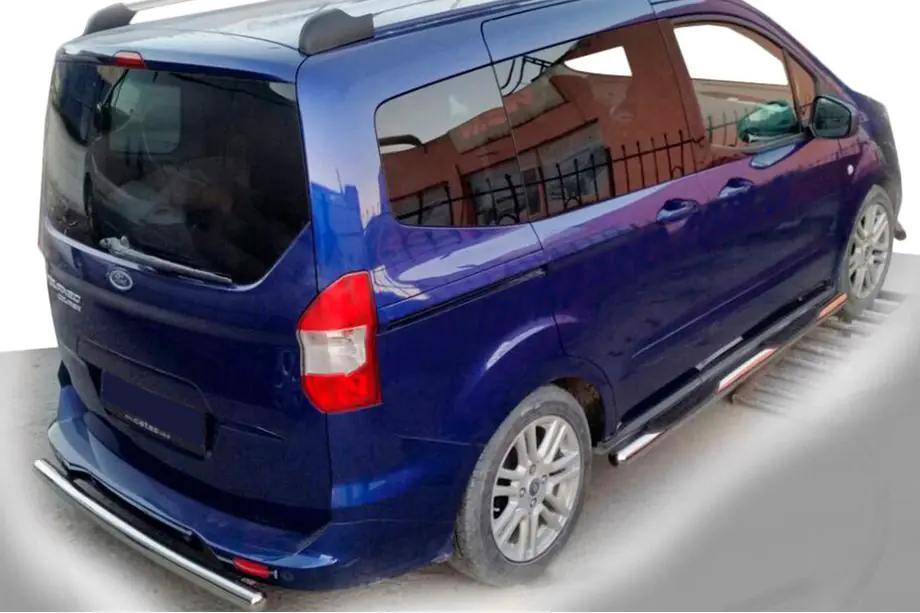 Ford Courier 2014-2023 Seitliche Rohre (2 Stk., Edelstahl) Image