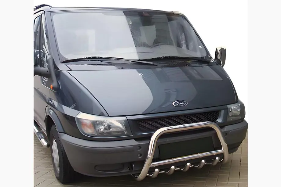 Ford Transit 2000–2014 Frontbügel WT003 (2000-2006, Edelstahl) Image