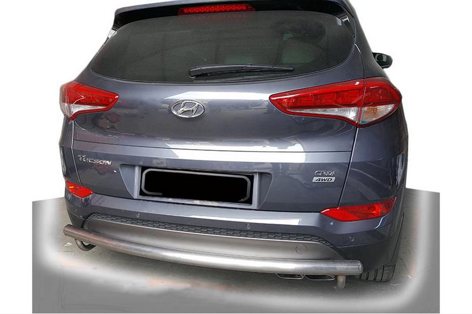 Hyundai Tucson TL 2016-2021 Heckbügel AK002 (Edelstahl) Image