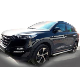 Seitliche Rohre (2 Stk., Edelstahl) Hyundai Tucson TL 2016-2021