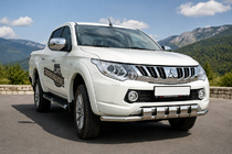 Mitsubishi L200 2015-2024 Frontschutzbügel ST015 (Edelstahl) Foto 1
