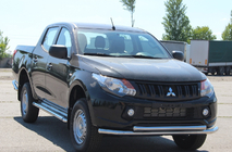 Mitsubishi L200 2015-2024 Frontschutzbügel ST014 (Edelstahl) Foto 3