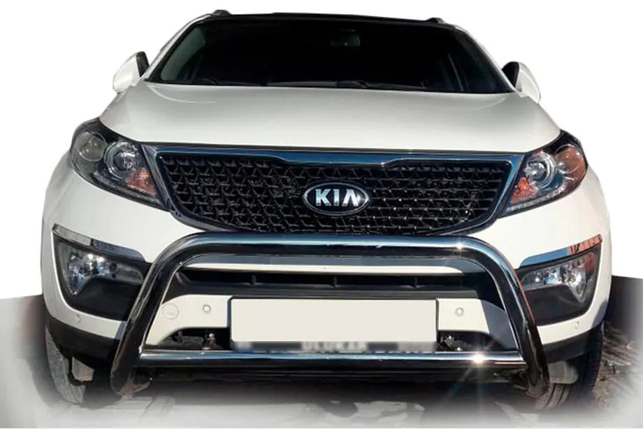 Kia Sorento II XM 2009-2014 Frontbügel WT005 (Edelstahl) Image