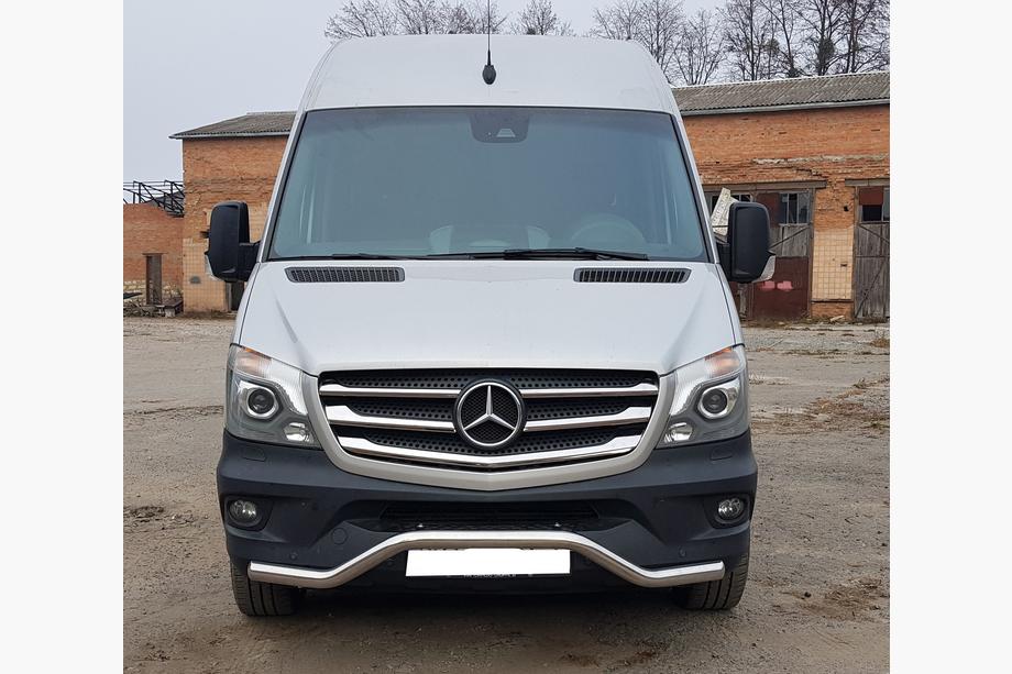 Mercedes Sprinter W906 2006–2018 Frontschutzbügel unten MBSP.07.F3-04.6 (Edelstahl) Image