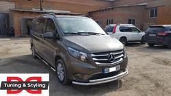 Mercedes Vito/V-class W447 2014- Frontschutzbügel ST014 (Edelstahl) 60/42 Foto 5