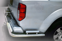 Nissan Navara 2006-2015 Heckschutz AK003-Special (Edelstahl) Foto 1