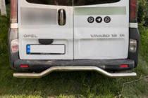 Renault Trafic 2001–2015 Heckschutz AK006 (Edelstahl) Foto 3