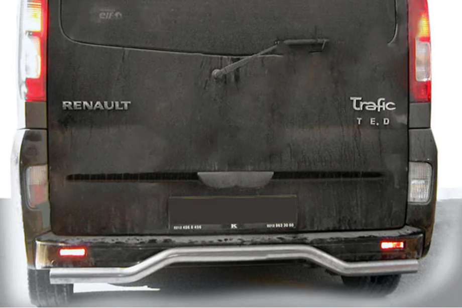 Renault Trafic 2001–2015 Heckschutz AK006 (Edelstahl) Image