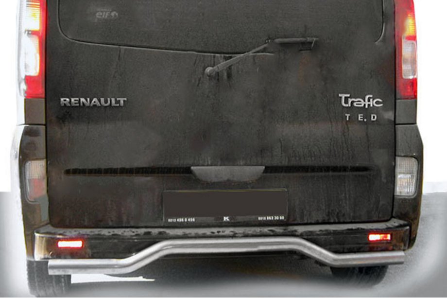 Nissan Primastar 2002-2014 Heckschutz AK006 (Edelstahl) Image