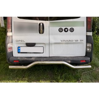 Heckschutz AK006 (Edelstahl) Opel Vivaro 2001–2015 Foto 1