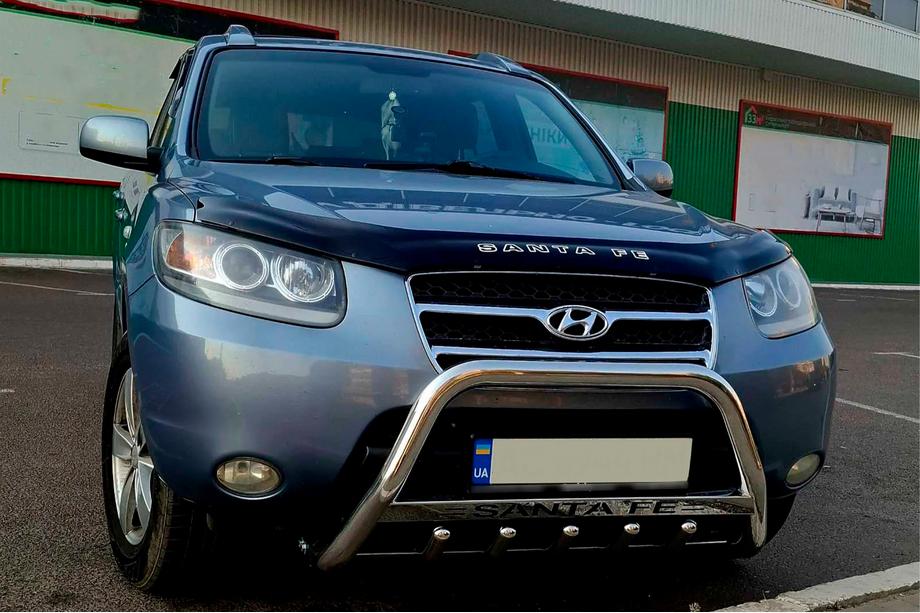 Hyundai Santa Fe 2 2006-2012 Frontbügel WT004 (Edelstahl) Image