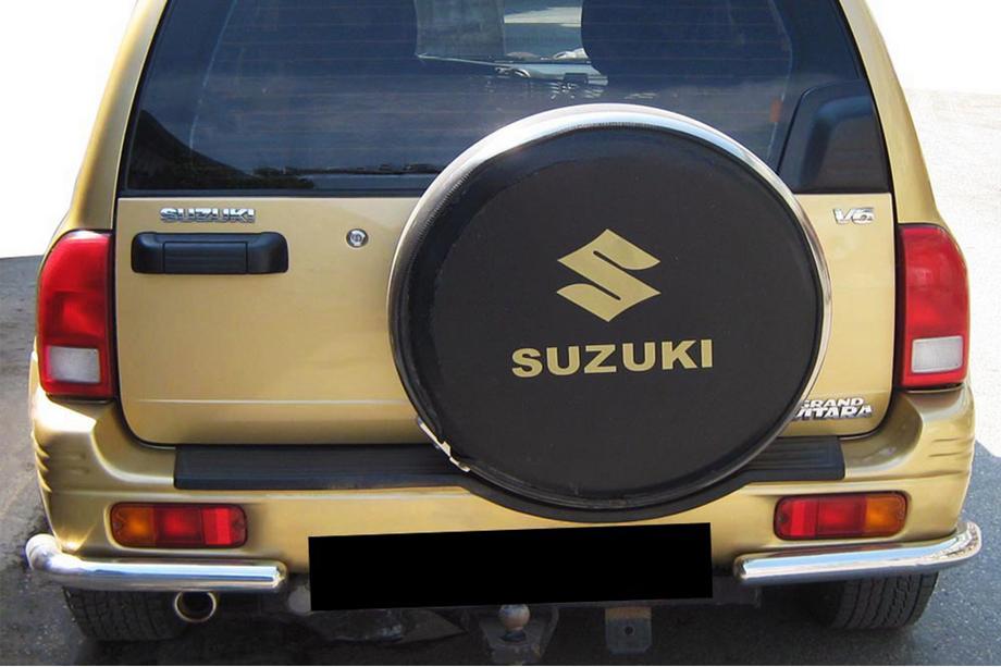 Suzuki Vitara 1998-2006 Heckschutz AK003 (Edelstahl) Image