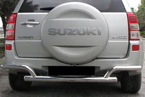 Suzuki Grand Vitara 2005-2017 Heckschutz AK005-2 (Edelstahl) Foto 1