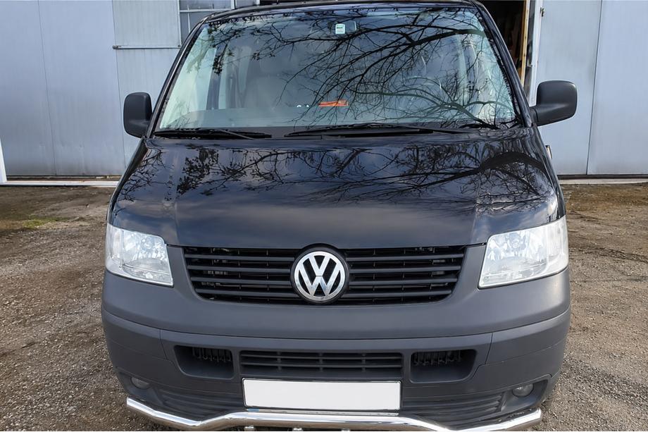 Volkswagen T5 Caravelle 2004-2010 Frontschutz Wellen-Grill ST007-1 (Edelstahl) Foto 2