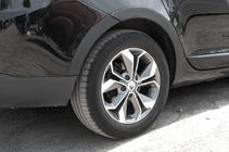 Renault Megane III 2009-2016 Kotflügelverbreiterungen (8 Stk, schwarz) Schrägheck – Metall Foto 11
