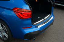 BMW X1 F48 2015-2022 Heckstoßstangenabdeckung OmsaLine (Edelstahl) Foto 5