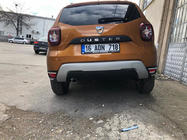 Renault Duster 2018-2024 Abdeckungen für hintere Reflektoren 2 Stk, Edelstahl Carmos - Türkischer Edelstahl Foto 3