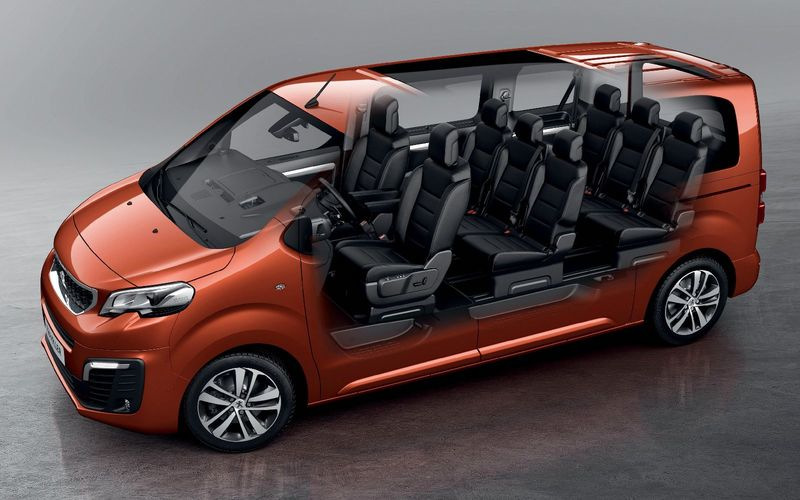 Übersicht der Minivan Peugeot Traveller