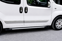 Fiat Doblo II 2010-2022 Seitenschweller Allmond Grey (2 Stk, Aluminium) Foto 1
