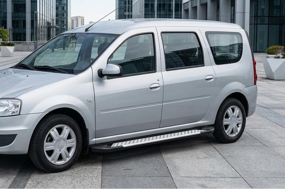 Dacia Logan MCV 2004-2014 Trittbretter X5-Typ (2 Stk, Alu) Image