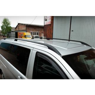 Schwarze Dachreling CAN Original Design (Metallfuesse) Mercedes Vito/V-class W447 2014- Foto 1