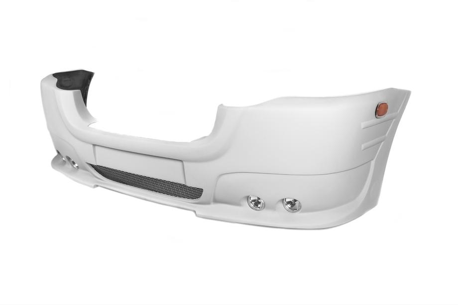 Volkswagen Crafter 2006-2016 Frontstoßstangenaufsatz mit 4 Scheinwerfern 2006-2011 (lackierbar) Image
