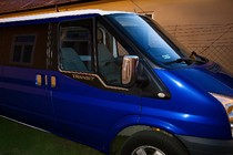 Ford Transit 2000–2014 Fensterumrandung Edelstahl (2 Stk) Foto 4