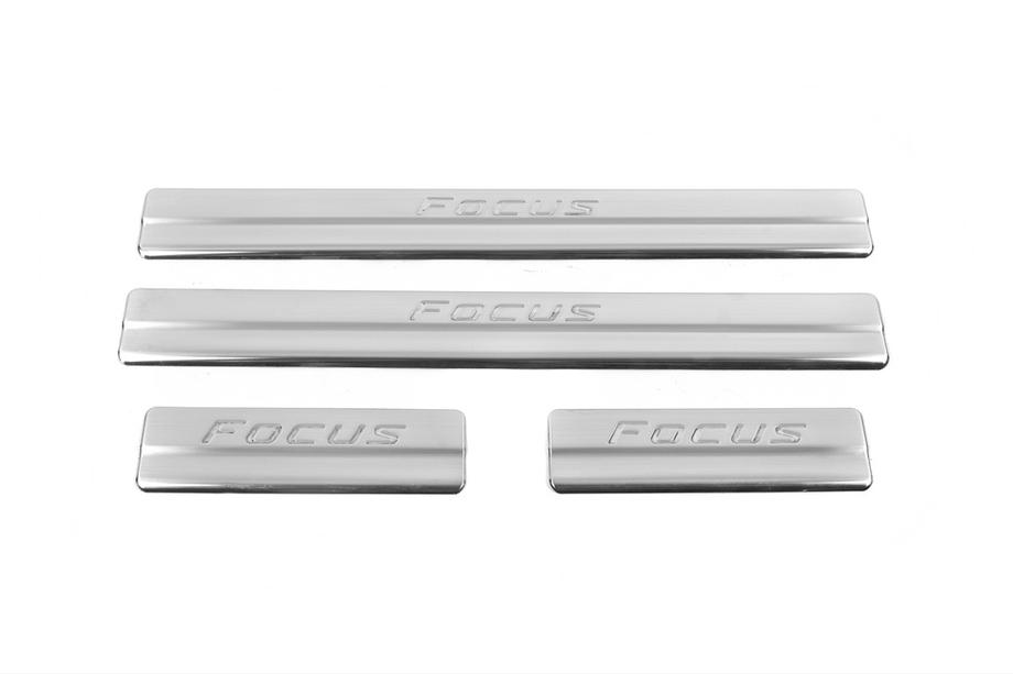 Ford Focus III 2011-2017 Einstiegsleisten OmsaLine (4 Stk, Edelstahl) Image