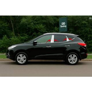 Edelstahl Türsäulen Zierleisten (8 Stk) Hyundai IX-35 2010-2015 Foto 1