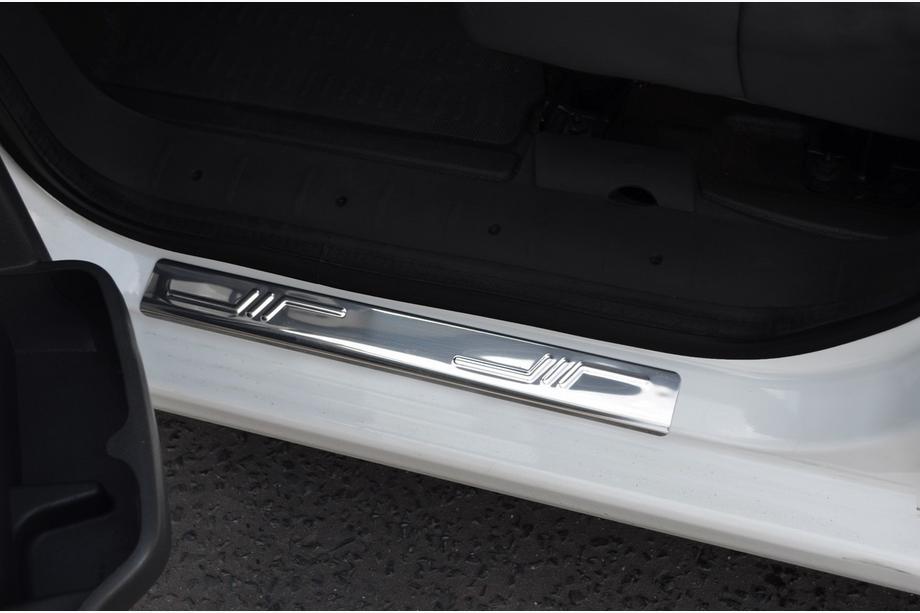 Citroen C-1 2005-2014 Einstiegsleisten Omsa (2 Stk., Edelstahl) Image