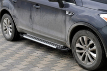 Ford Kuga 2008-2013 Trittbretter Allmond Grey (2 Stk., Alu) Foto 1