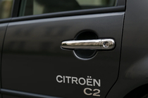 Citroen C-2 2003-2009 Chrom Türgriffblenden (2 Stk., Edelstahl) OmsaLine - Italienischer Edelstahl Foto 4