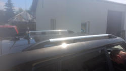 Kia Soul I 2008-2013 Dachreling Chrom (Kunststofffuesse, Montage mit Kleber) Foto 2