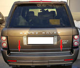 Range Rover III L322 2002-2012 Kofferraumleiste Edelstahl Foto 1