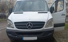 Mercedes Sprinter W906 2006–2018 Scheinwerferblenden Gerade (schwarz, ABS, 2006-2013) Schwarz Matt Foto 4