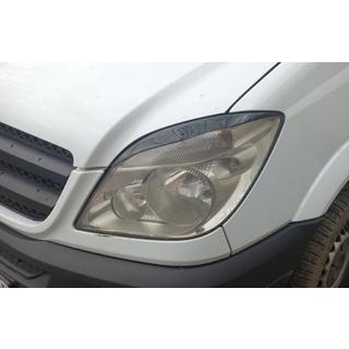 Scheinwerferblenden Gerade (schwarz, ABS, 2006-2013) Mercedes Sprinter W906 2006–2018 Foto 1